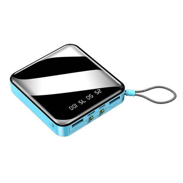 Fast Charging Battery - Portable - Power Bank 50000mAh 20W Fast Charging - Blue - sky-cover
