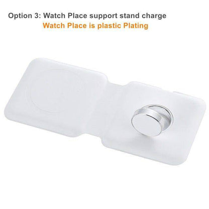 Magsafe Magnetic Wireless Charging Compatible with All IPhone Models - Stand Plating / Black - sky-cover
