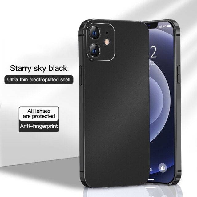 Stylish and delicate silicone phone case for all iPhones - Black / For iPhone 13 - sky-cover