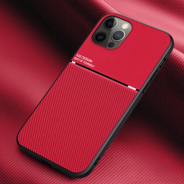 Luxury phone cover For All iPhone ShockProof Silicone Case - Red / For iPhone 13 Pro - sky-cover