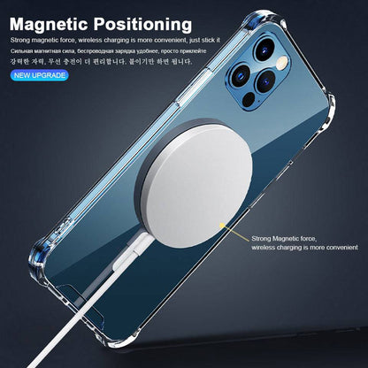MagSafe® Magnetic Wireless Charging Case Magnetic Card Holder Wallet - sky-cover